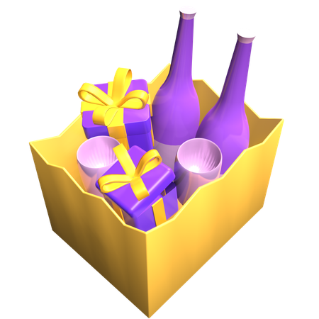 Geschenkparty  3D Icon