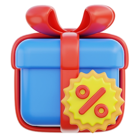 Geschenkrabatt  3D Icon