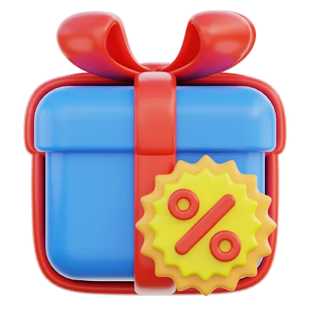 Geschenkrabatt  3D Icon