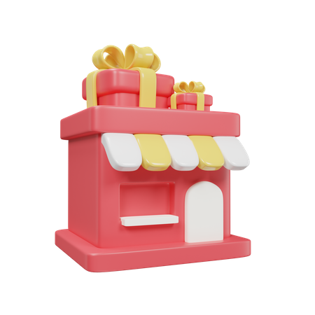 Geschenkladen  3D Icon