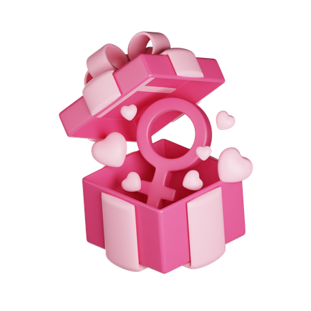 Geschenk zum Frauentag  3D Icon