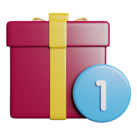 Geschenkbox  3D Icon