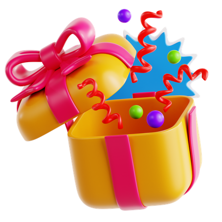 Geschenkbox  3D Icon