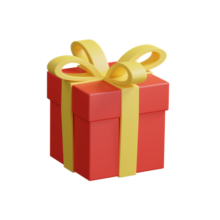 Geschenkbox  3D Illustration