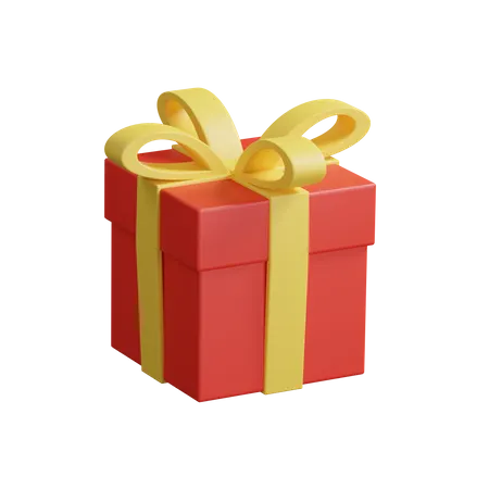 Geschenkbox  3D Illustration