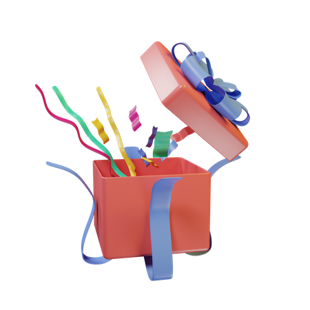 Geschenkbox  3D Illustration