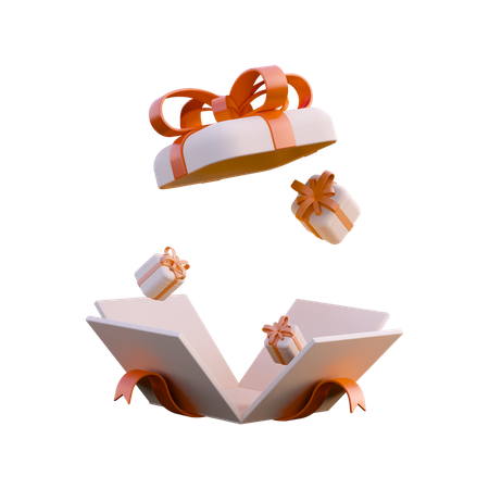 Geschenkbox  3D Illustration