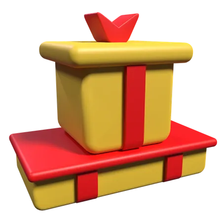 Geschenkbox  3D Illustration