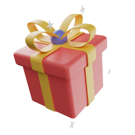 Geschenkbox  3D Illustration