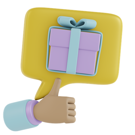 Geschenkbox  3D Icon