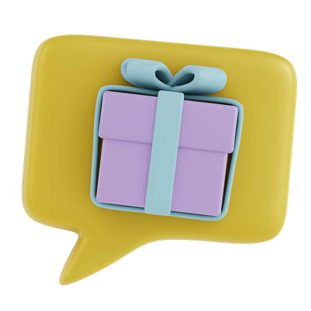 Geschenkbox  3D Icon