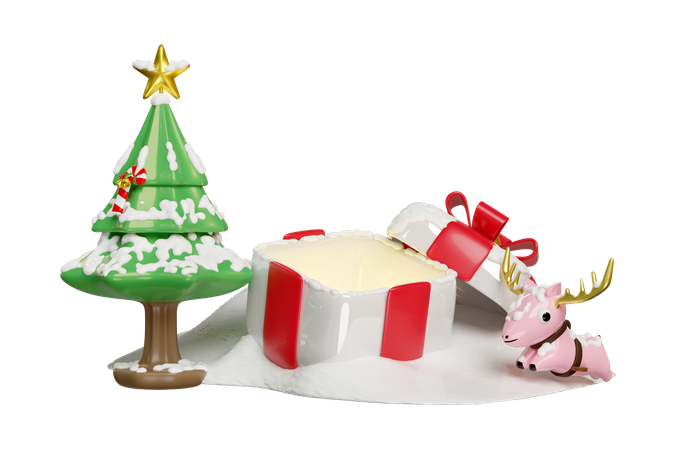 Geschenkbox öffnen  3D Icon
