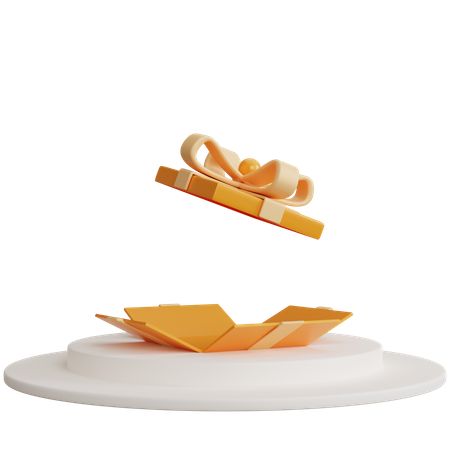 Geschenkbox öffnen  3D Icon