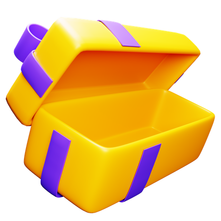 Geschenkbox rechteckig  3D Icon