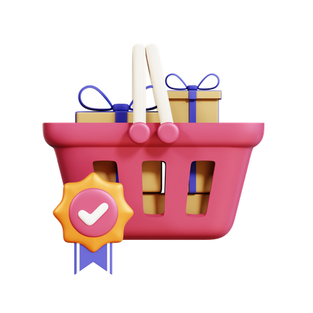 Geschenke einkaufen  3D Icon