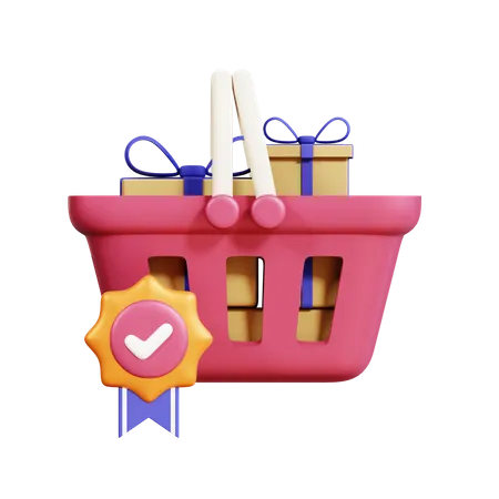 Geschenke einkaufen  3D Icon