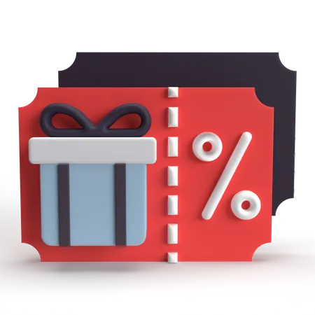 Geschenkgutschein  3D Icon