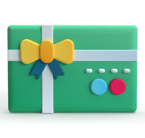 Geschenkkarte  3D Icon