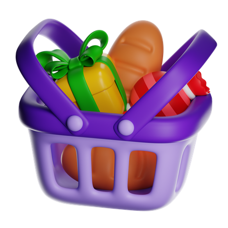 Geschenkkorb  3D Icon