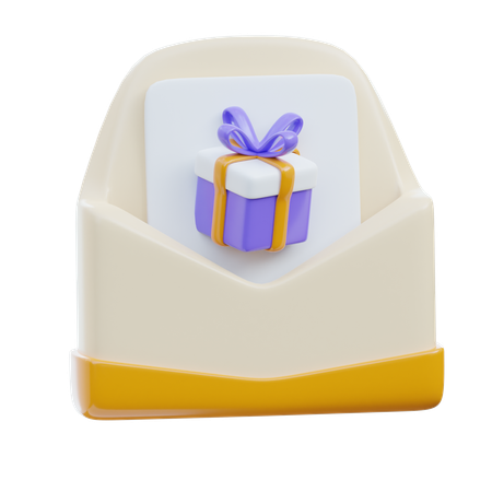 Geschenknachricht  3D Icon