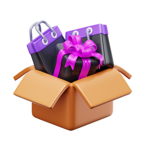 Geschenkpaket  3D Icon