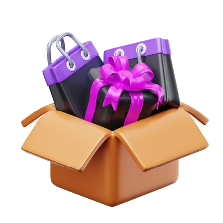 Geschenkpaket  3D Icon