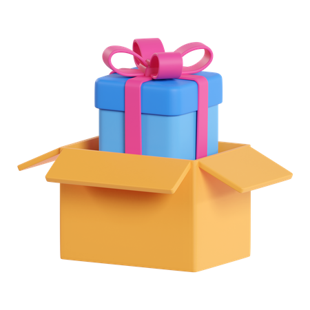 Geschenkpaket  3D Icon