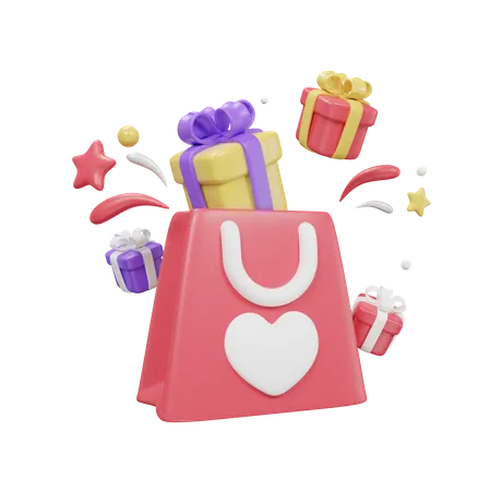 Geschenktasche  3D Icon