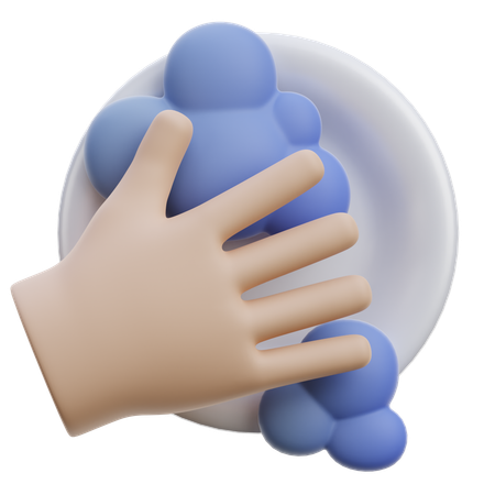Geschirr spülen  3D Icon