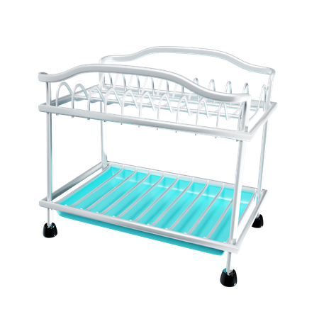 Geschirrkorb  3D Icon