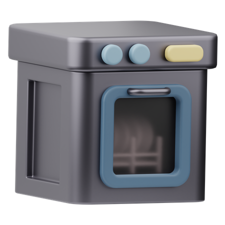 Geschirrspüler  3D Icon