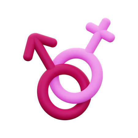 Geschlechtszeichen  3D Icon