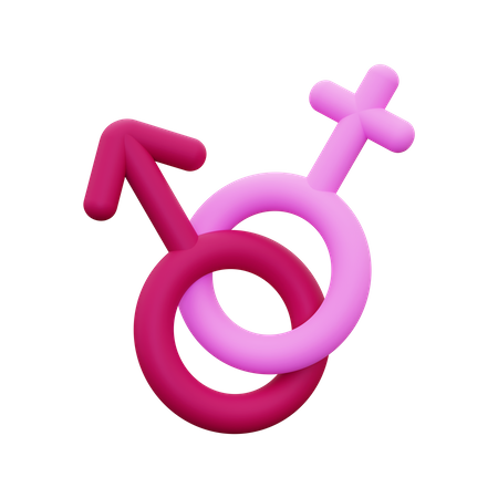 Geschlechtszeichen  3D Icon
