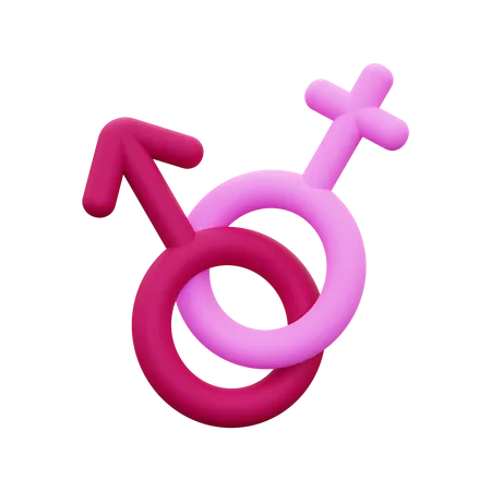 Geschlechtszeichen  3D Icon