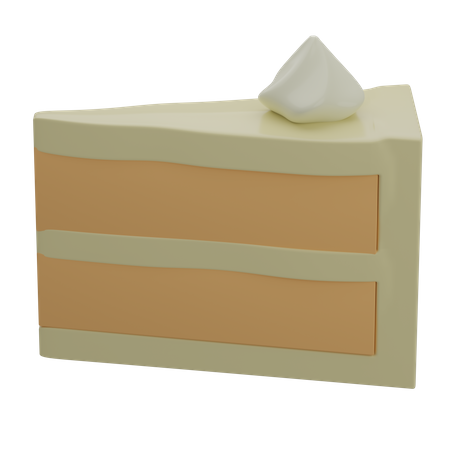 Geschnittener Kuchen  3D Icon