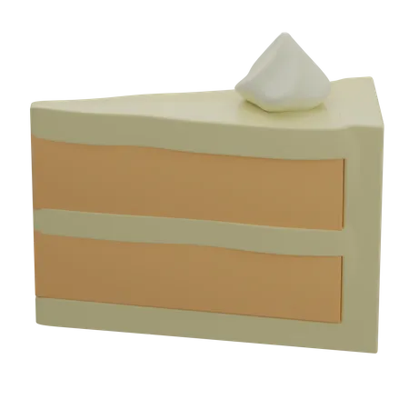 Geschnittener Kuchen  3D Icon