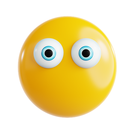 Geschockter Emoji  3D Icon