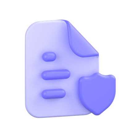 Geschützte Datei  3D Icon