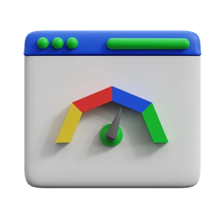 Geschwindigkeit  3D Icon