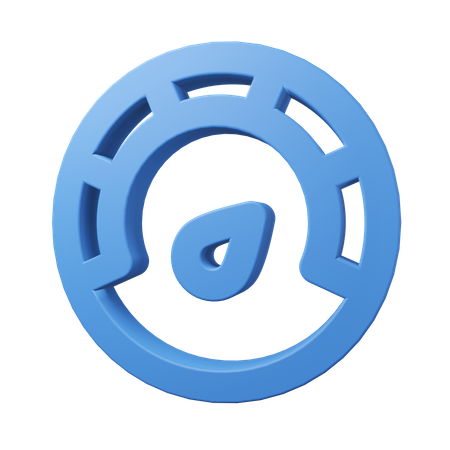 Geschwindigkeit  3D Icon