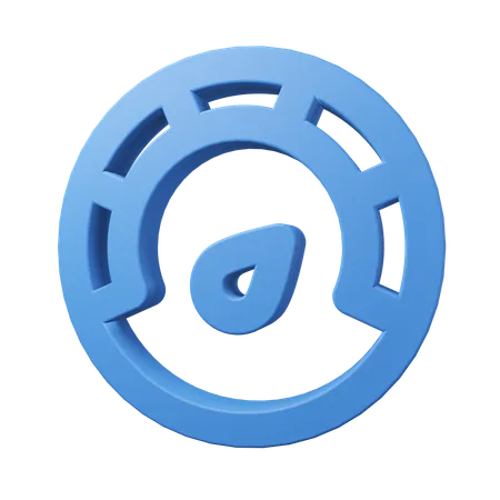 Geschwindigkeit  3D Icon