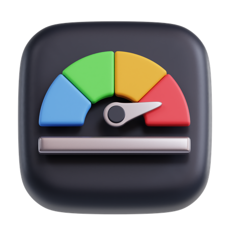 Geschwindigkeitstest  3D Icon