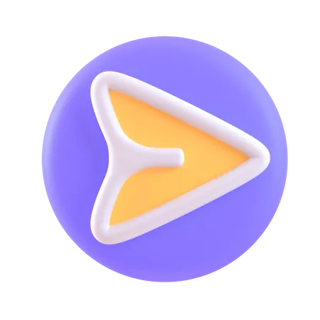 Gesendet  3D Icon