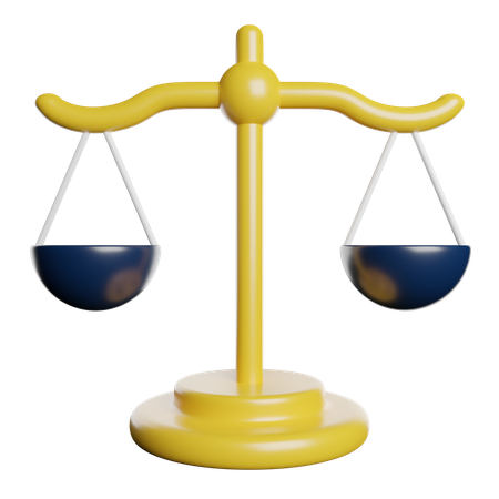 Gesetzesskala  3D Icon
