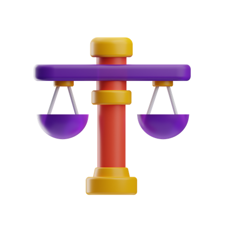 Gesetzesskala  3D Icon