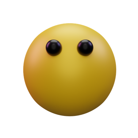 Gesicht ohne Mund  3D Icon