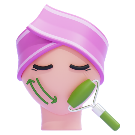 Gesichtsbehandlung  3D Icon