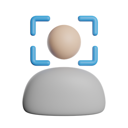 Gesichtsfokus  3D Icon