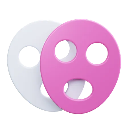 Gesichtsmaske  3D Icon