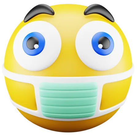 Gesichtsmaske-Emoji  3D Icon